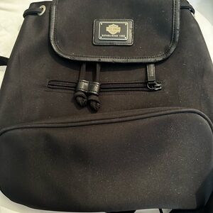 Harley-Davidson Black Backpack with Logo Patch